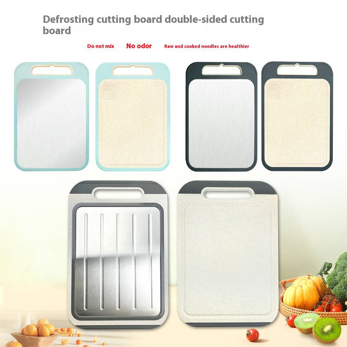 Stainless Steel Cutting Board Double-sided