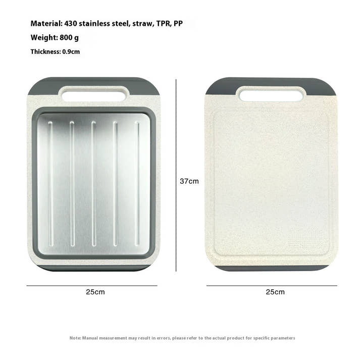 Stainless Steel Cutting Board Double-sided